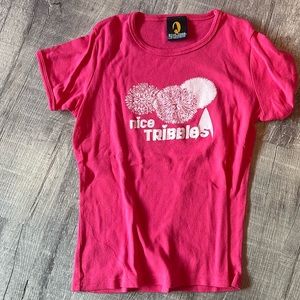 Star Trek nice tribbles pink t shirt